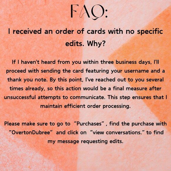 'Abstract Paint Strokes' Personalized to You Thank You Cards - Picture 8 of 10